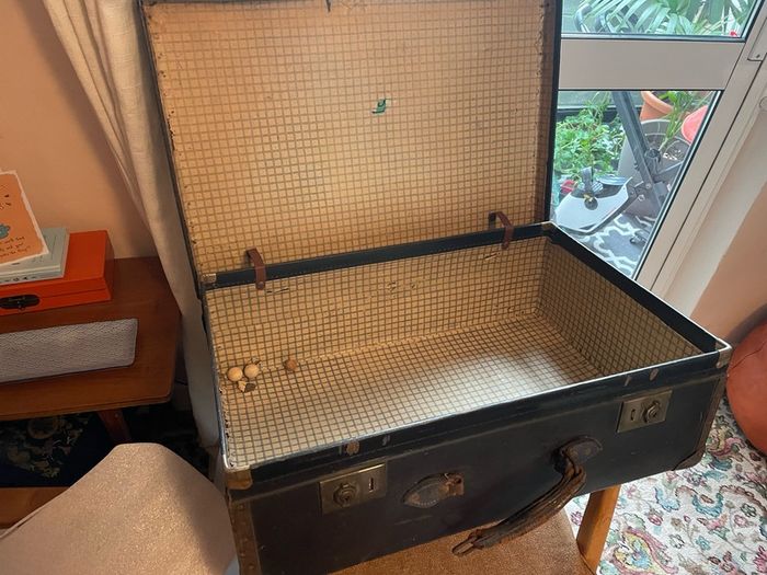 Antique vintage suitcase