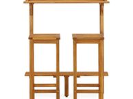 main image for ad 3 Piece Garden Furniture Set Solid Acacia Wood