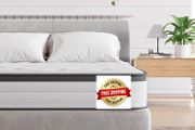Single Mattress 3FT Memory Foam Spring Hybrid Mattress 18CM 7 Inch Memory Foam Pocket Sprung Mattress Edge Support &amp; Motion Isolation Spring Hybrid Single Mattresses