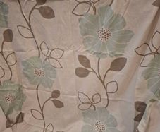 Duckegg/Cream 90x90 curtains