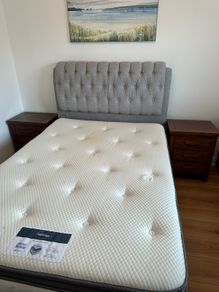Double Bed with 4 drawers, 2 Bedside Lockers
