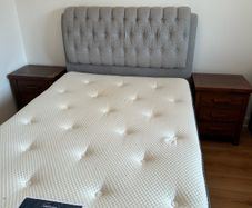 Double Bed with 4 drawers, 2 Bedside Lockers