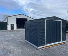 Alpine 10x8 Steel Garden Sheds