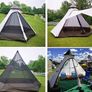 Lightweight waterproof double layers camping indian tipi tent yurt teepee tent for outdoor hiking (FREE SHIPPING) Image 7