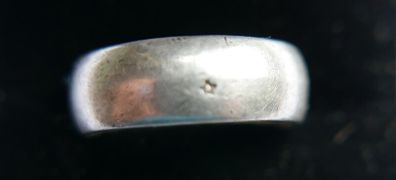 Vintage Sterling Silver  Band Ring 5g size O1/2