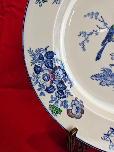 Wood &  Sons Oriental Birds Plate England, c. 1914-1924