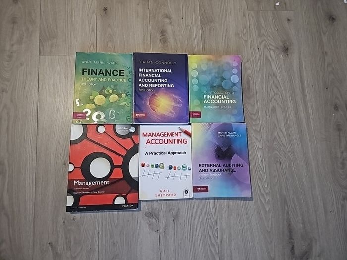 Accounting & Business Textbooks (Chartered Accountants Ireland / Pearson / ITI)