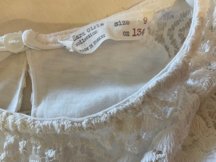 Gorgeous Zara dress cream lace 8 9