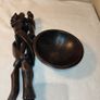 Vintage African carved wood Image 6