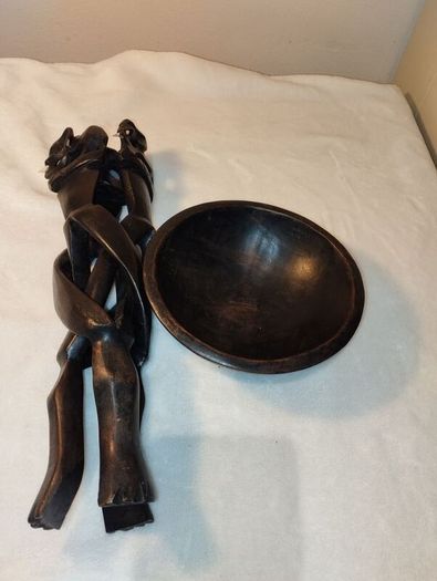 Vintage African carved wood