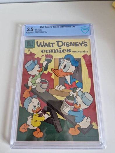 Walt Disney Comics and Stories 192 | Graded Golden Age Book! | CBCS 3.5 | Carl Barks Story and Art!