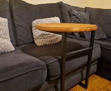 Handmade C-frame Sofa Table