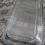 Vintage arcoroc french ribbed glass  butterdish Image 5