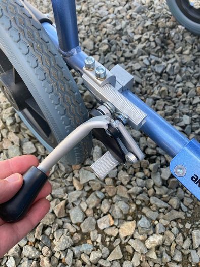 Aktiv X3 Pro Deluxe Lite Aluminium Attendant Propelled Wheelchair with Head Rest
