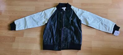BNWT Penguin Original Biker Jacket in Black and White