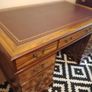 Beautiful Walnut Pedestal Desk Classic Executive Style Image 6