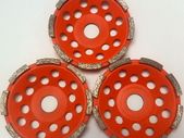 3 Professional Diamond grinding discs, cup, wheel 115mm 4.5