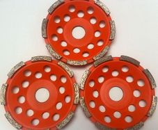 3 Professional Diamond grinding discs, cup, wheel 115mm 4.5" concrete, stone