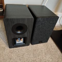 Dali Kupid Black pair Like new warranty.