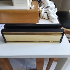 Door mail slot brass