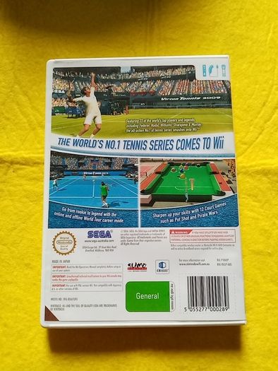 Virtua Tennis 2009 Nintendo Wii Games Original