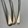 3 solid silver tea spoons Image 3