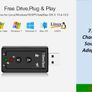 USB Virtual 7.1 Channel sound Adapter Image 3