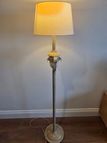 Roman Style Floor Lamp  145cm Tall (Includes Spare Shade)