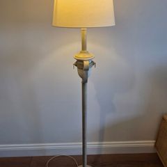Roman Style Floor Lamp  145cm Tall (Includes Spare Shade)