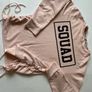 Women's Long Sleeve Top SQUAD lace up at the side Image 2