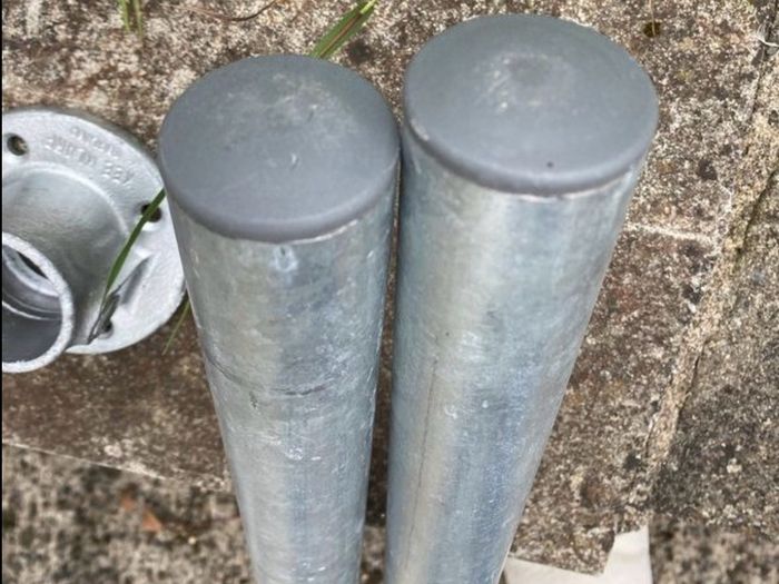 Table legs - galvanised steel