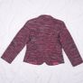 Marks & Spencer Pink Red Textured Tweed Button-Up Tailored Slim Fit Blazer 10UK/38EU Image 6