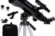 Celestron Travel Scope 70 Portable Refractor Telescope Kit with Backpack, Black