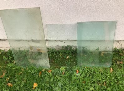 Assorted glass sheets