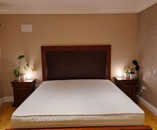 Solid wood Super king bed