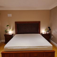 Solid wood Super king bed