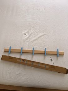 IKEA PS 2026 Rack with 5 hooks, solid birch