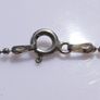 Vintage High Quality  Sterling Silver 925 Bead Necklace  length 20" - 3,62g Image 4