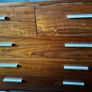 Walnut Chest of Drawers & matching Lockers Image 2