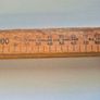Vintage Blundell Harling 2m Wooden Folding Ruler  BS 4484 Metric Image 2