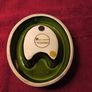Vintage Green Whitbread & Co. Est 1742 Castle Assoc Porcelain Nut Dish / Ashtray Image 3