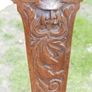 Antique Carved Oak Spinning Chair Image 2