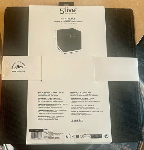 Two boxes storage NEW WITH TAG