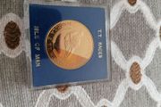 T T races 1911-1986 75th anniversary coin