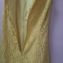 genuine vintage yellow lace dress from 60's Image 5