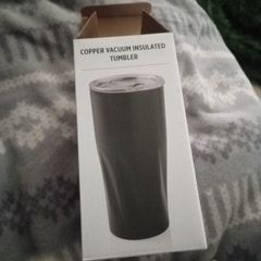 Copper vacuum insulated tumbler