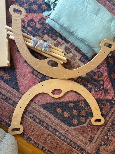 Children rocker with slide/climbing