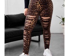 Rock Style Ripped Leggings size 18