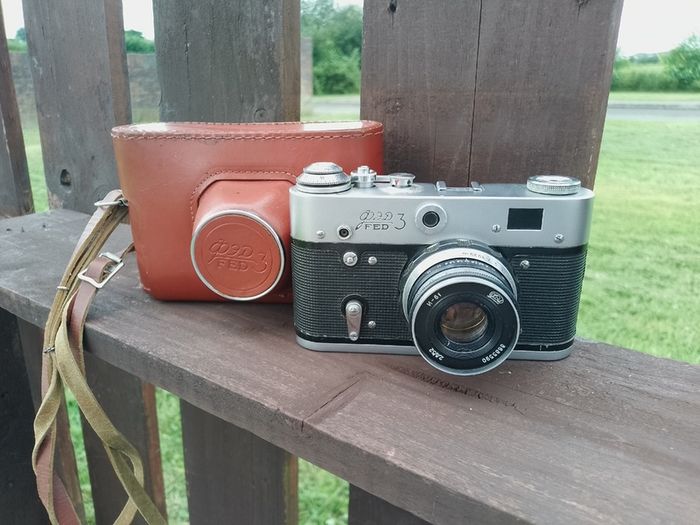FED-3 CLA Video Refurbished, USSR Soviet Union Russian 35mm Rangefinder, Serviced Mechanical Analog Manual Optic, Film Camera 8664651