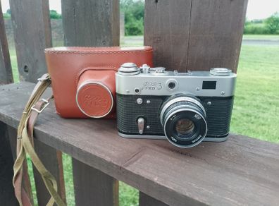 FED-3 CLA Video Refurbished, USSR Soviet Union Russian 35mm Rangefinder, Serviced Mechanical Analog Manual Optic, Film Camera 8664651